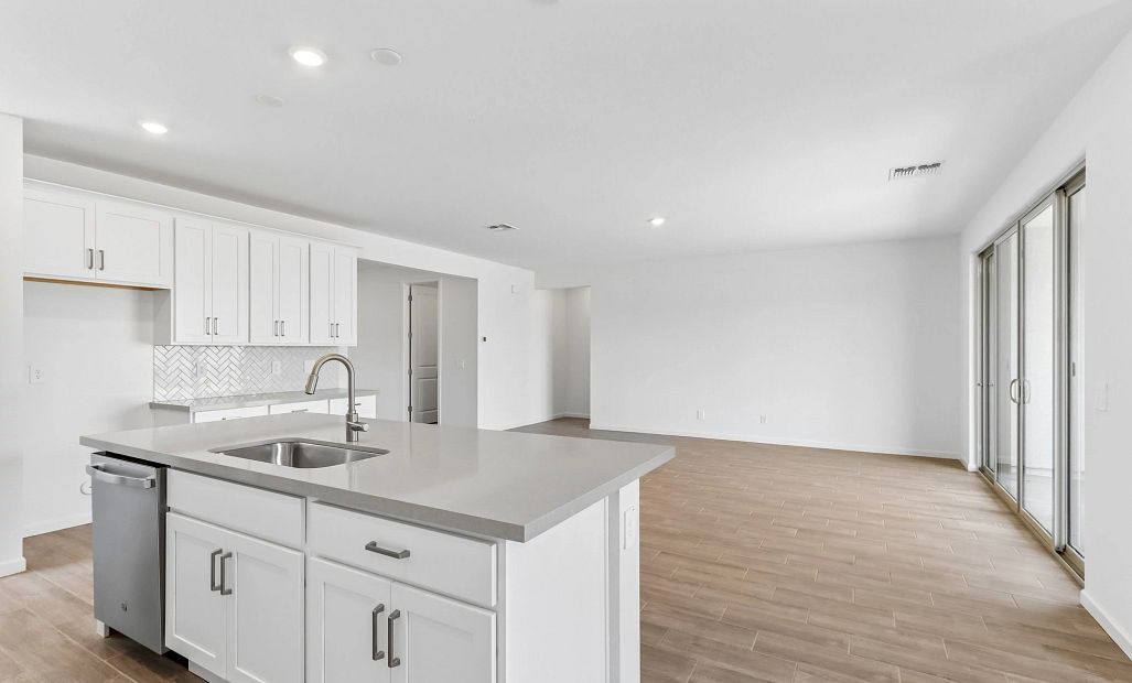 Kitchen and great room