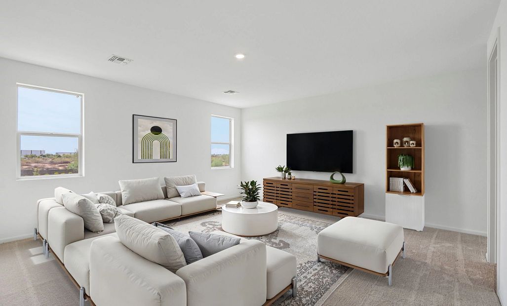 Loft. Virtually staged