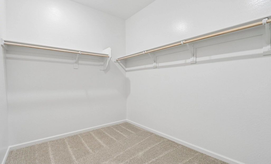 Primary walk in closet
