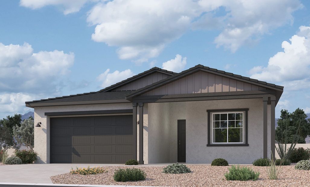 Exterior elevation rendering. Representative images and renderings are for illustrative purposes.