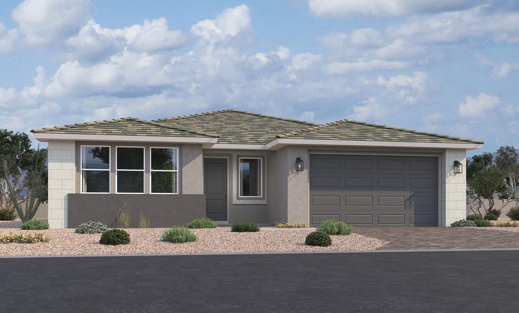 Exterior elevation rendering. Representative images and renderings are for illustrative purposes.