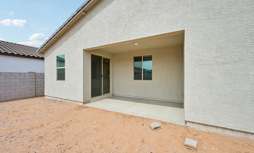 Covered patio