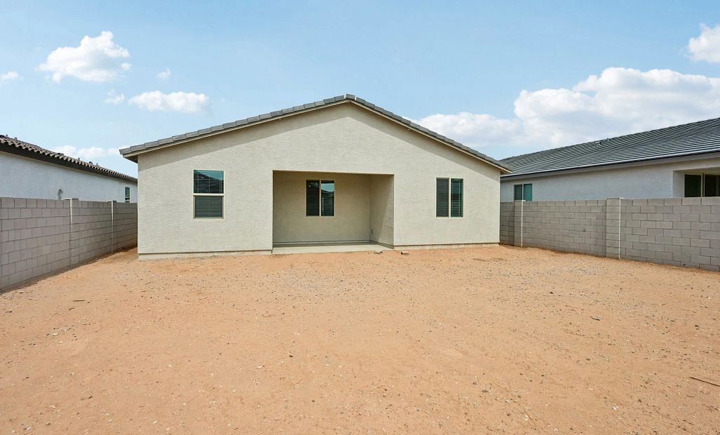 Back exterior elevation