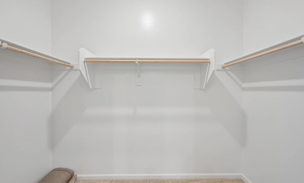 Primary walk in closet