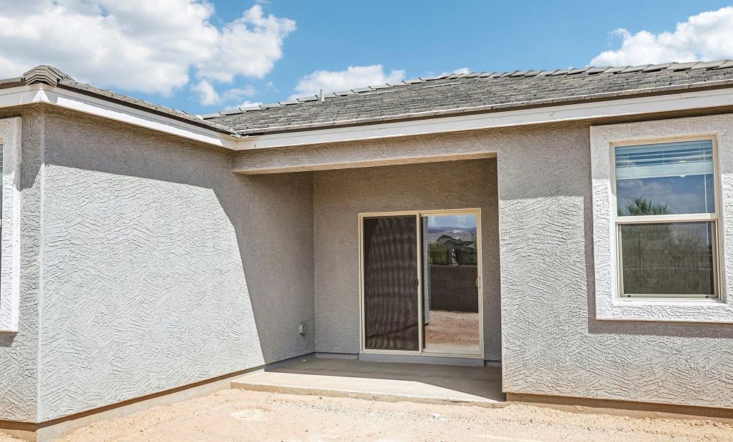 Back exterior elevation