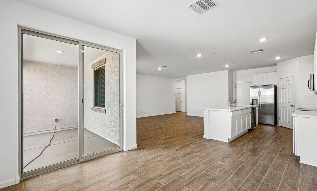 Dining, kitchen and great room