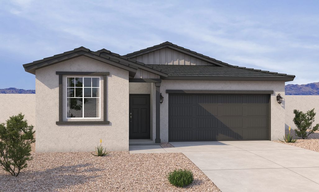 Exterior elevation rendering. Representative images and renderings are for illustrative purposes.