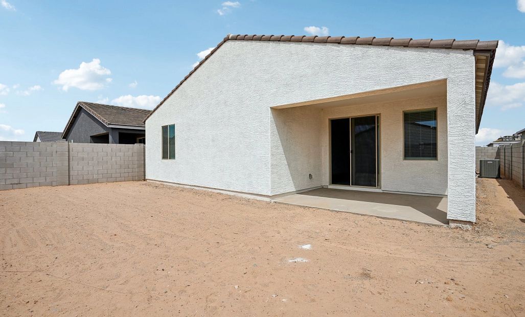 Back exterior elevation