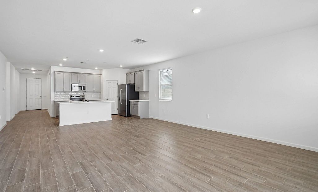 Kitchen and great room