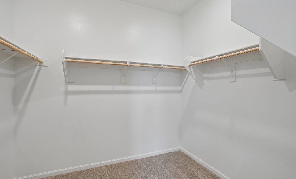 Primary walk in closet