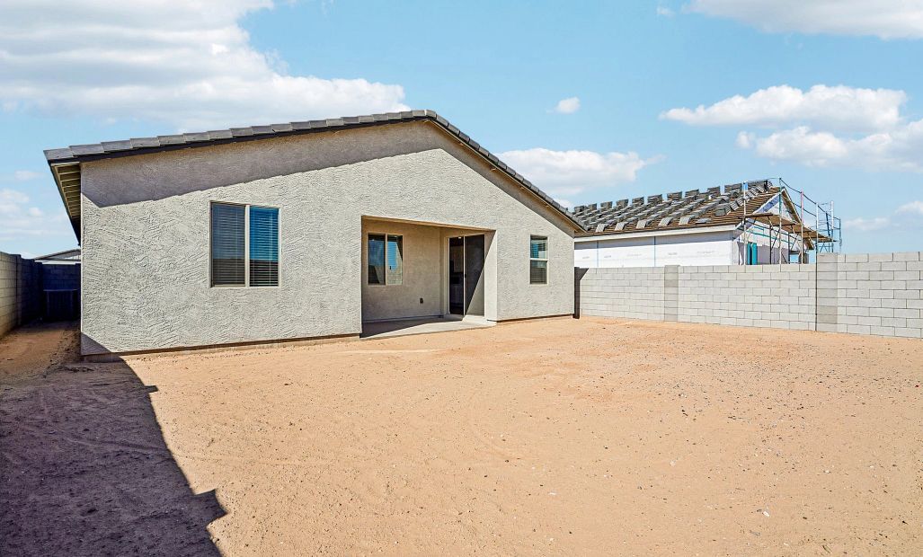 Back exterior elevation
