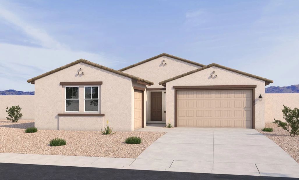 Exterior elevation rendering. Representative images and renderings are for illustrative purposes.