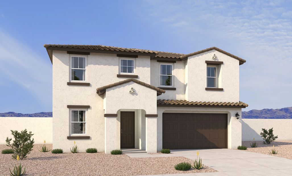 Exterior elevation rendering. Representative images and renderings are for illustrative purposes.