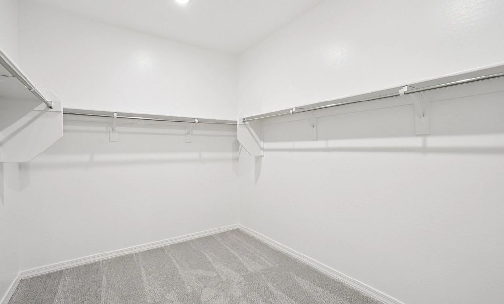 Primary walk in closet