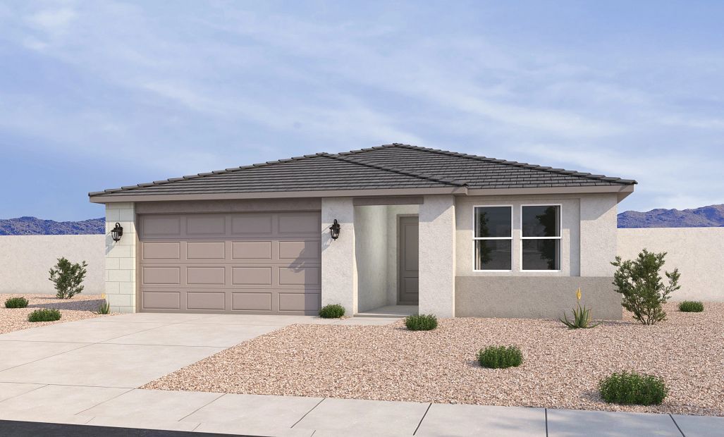 Exterior elevation rendering. Representative images and renderings are for illustrative purposes.