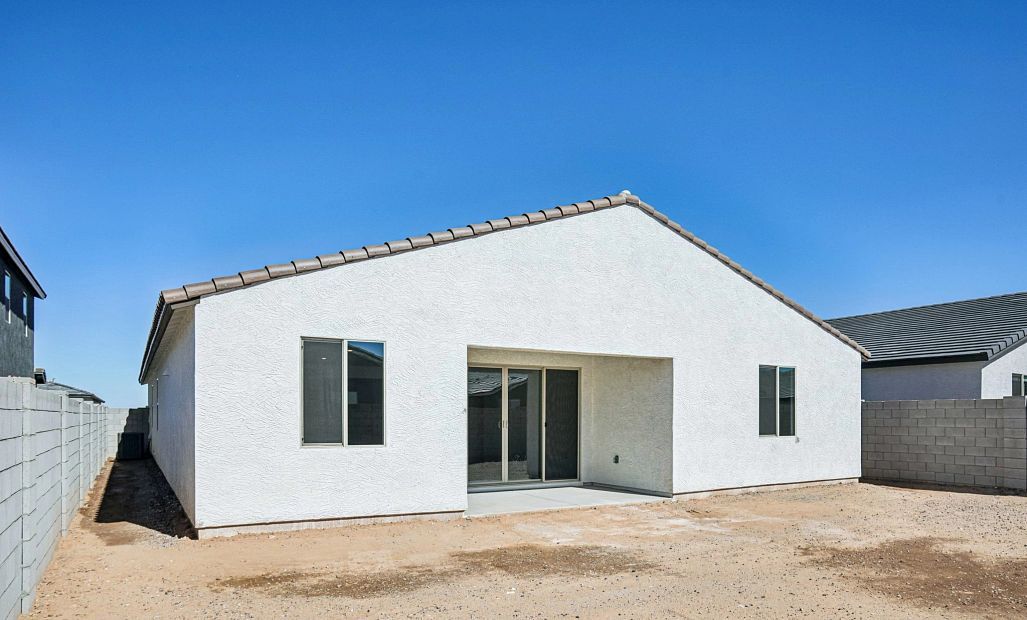 Back exterior elevation