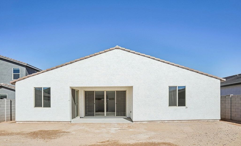 Back exterior elevation
