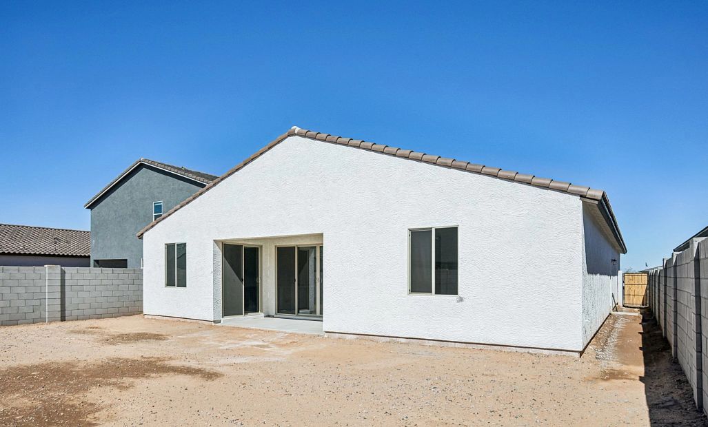 Back exterior elevation