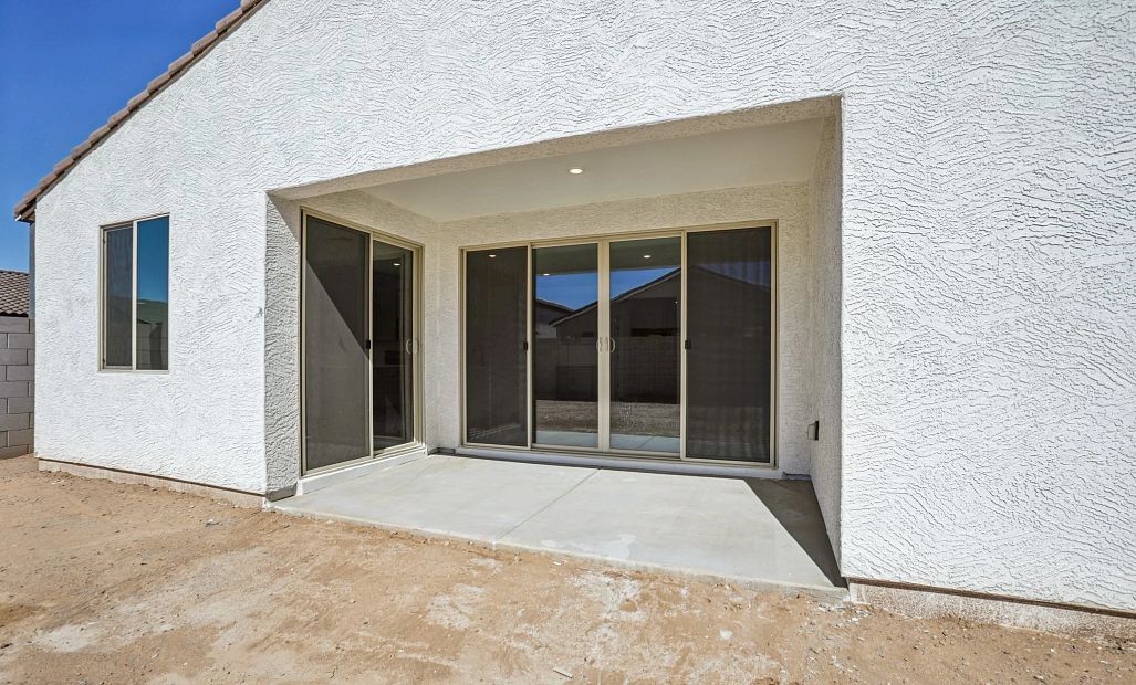 Back exterior elevation