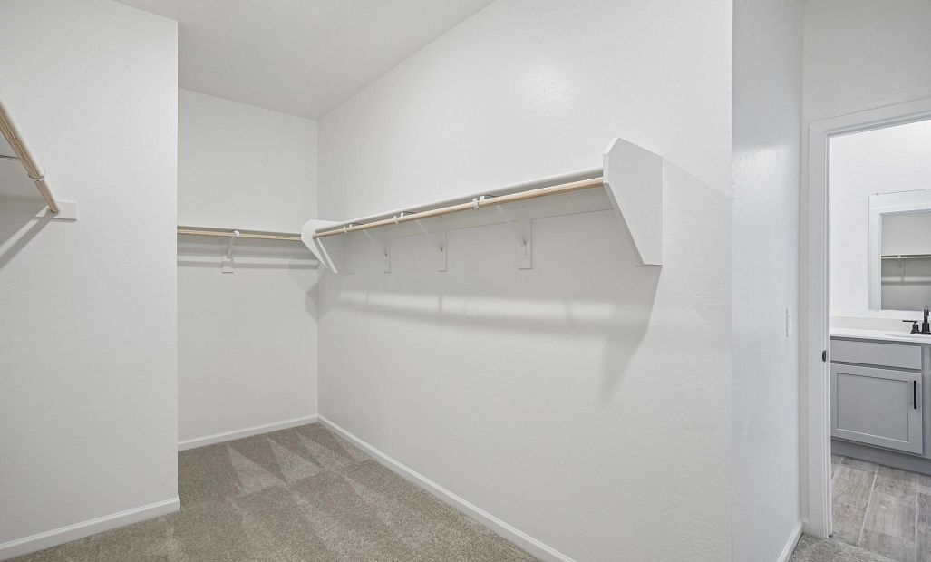 Primary walk in closet