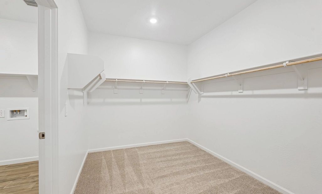 Primary walk in closet