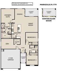 Marigold Floor Plan - Ashton Woods