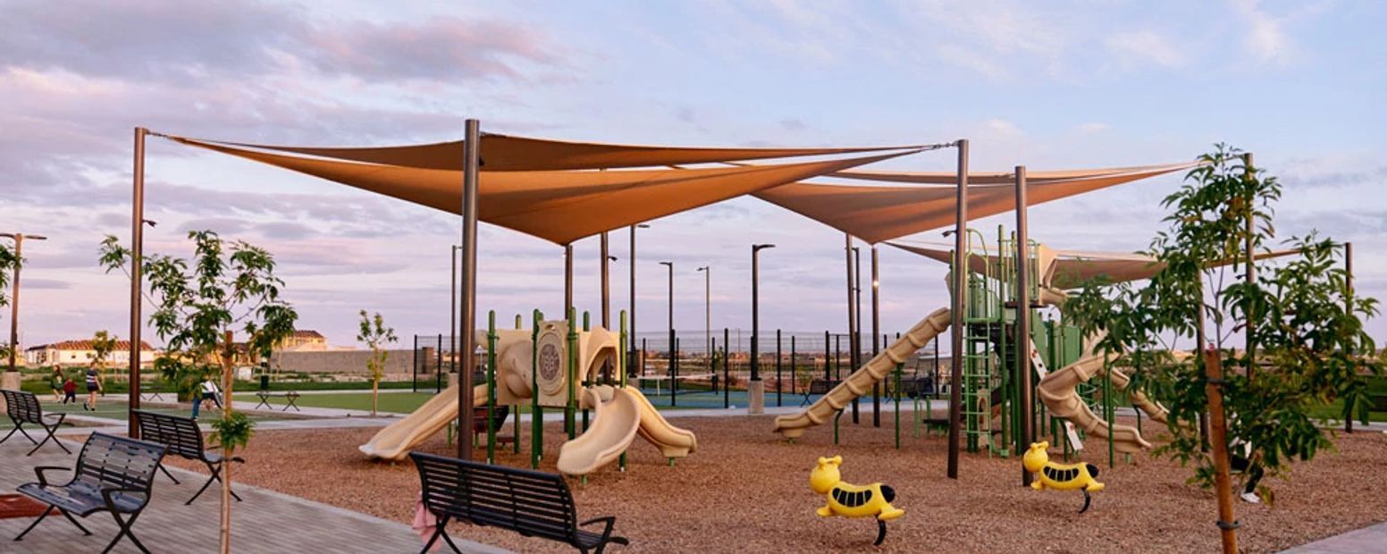 Covered playgrounds
