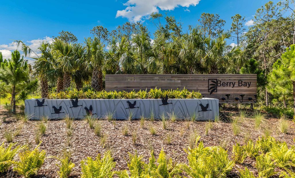 Berry Bay entrance monument