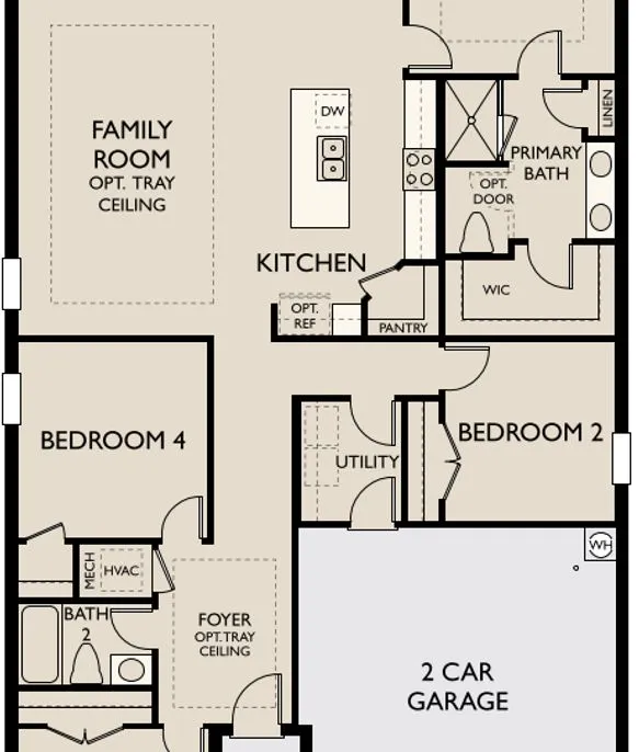 Monroe floor plan layout