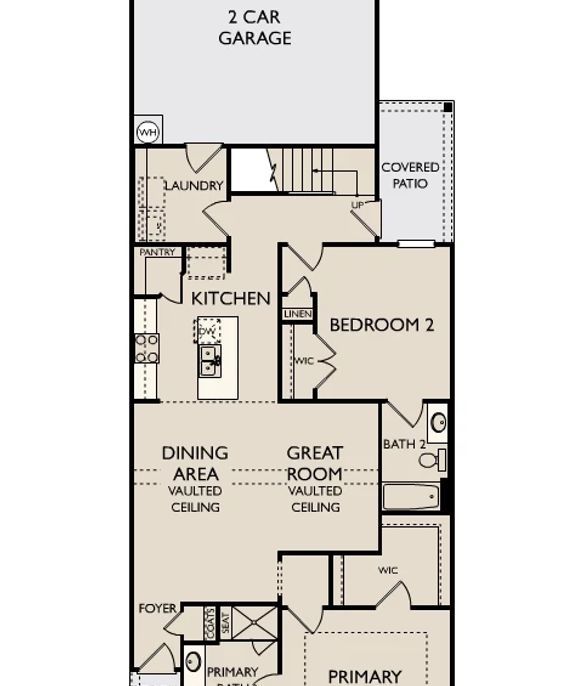 Cedars of Cane Ridge | 55+ Community - Hawthorn Plan Image 2