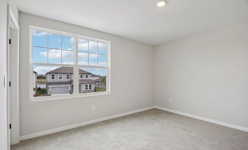 Bedroom 4 with double windows for great light