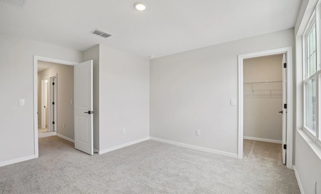 Large walk-in closet located off bedroom 4