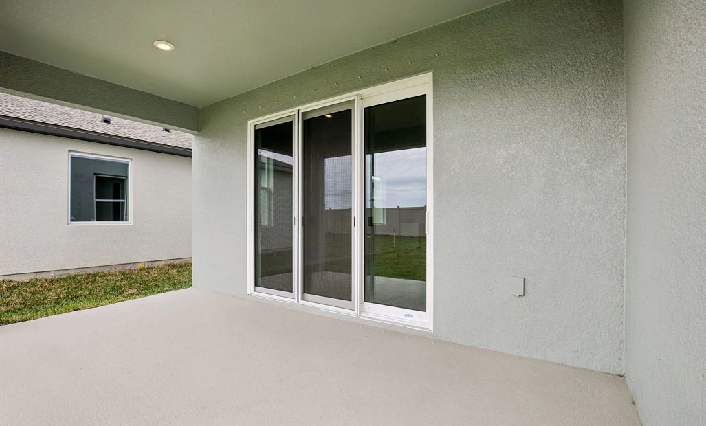 Covered back lanai