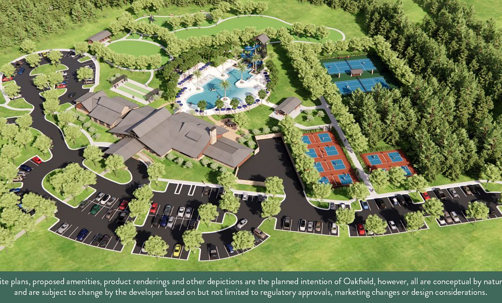 Overview of the future amenity space