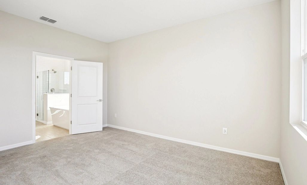 Large primary bedroom space