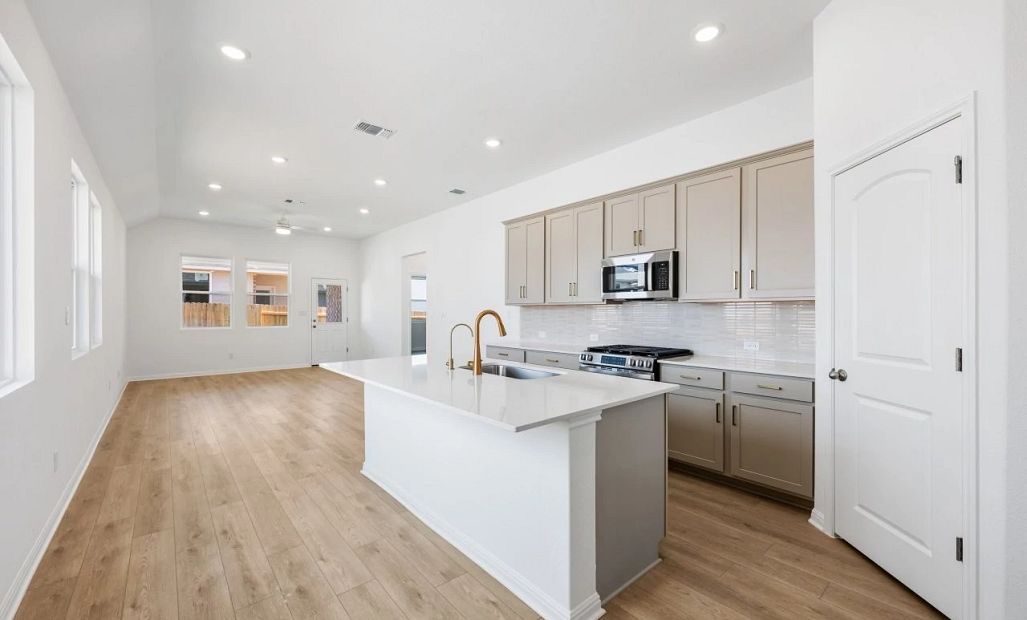 Kitchen, Family and Dining Room