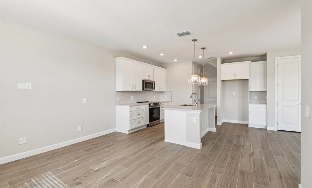 Spacious open concept first floor