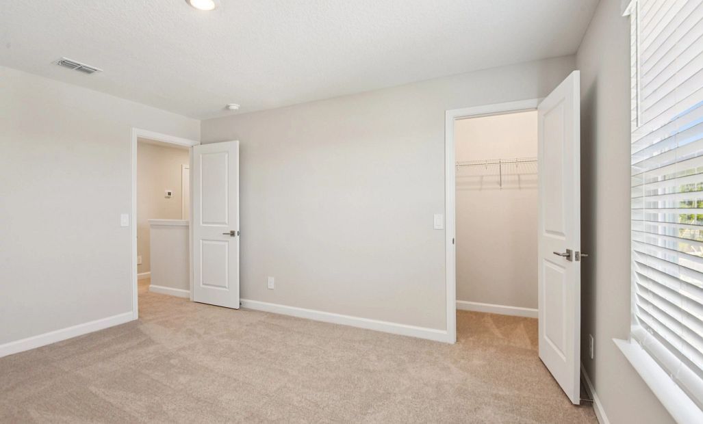 Walk-in closet off bedroom 4