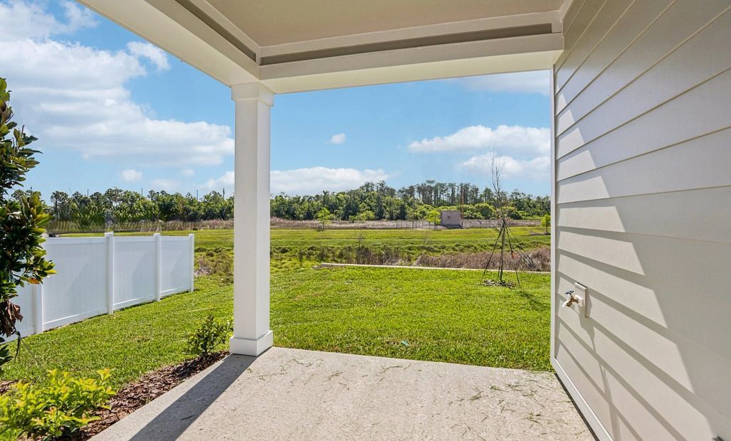 Covered back lanai