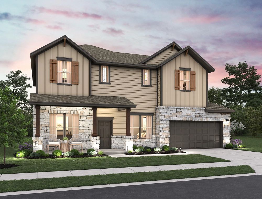 The Trails at Carmel - Hawthorne Elevation Image 3