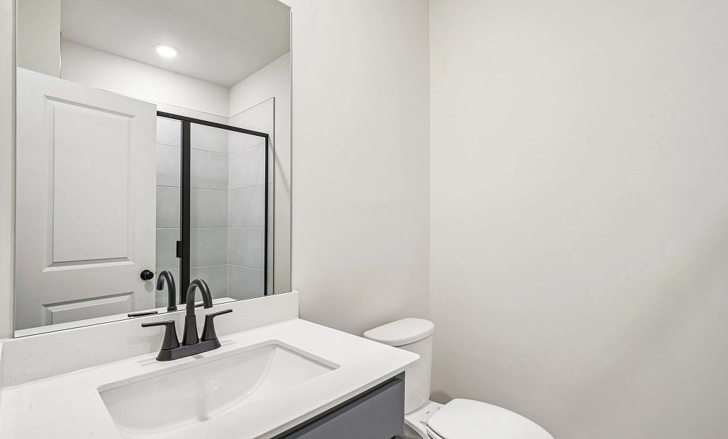 Guest Bathroom featuring AW Collection® Minimalist