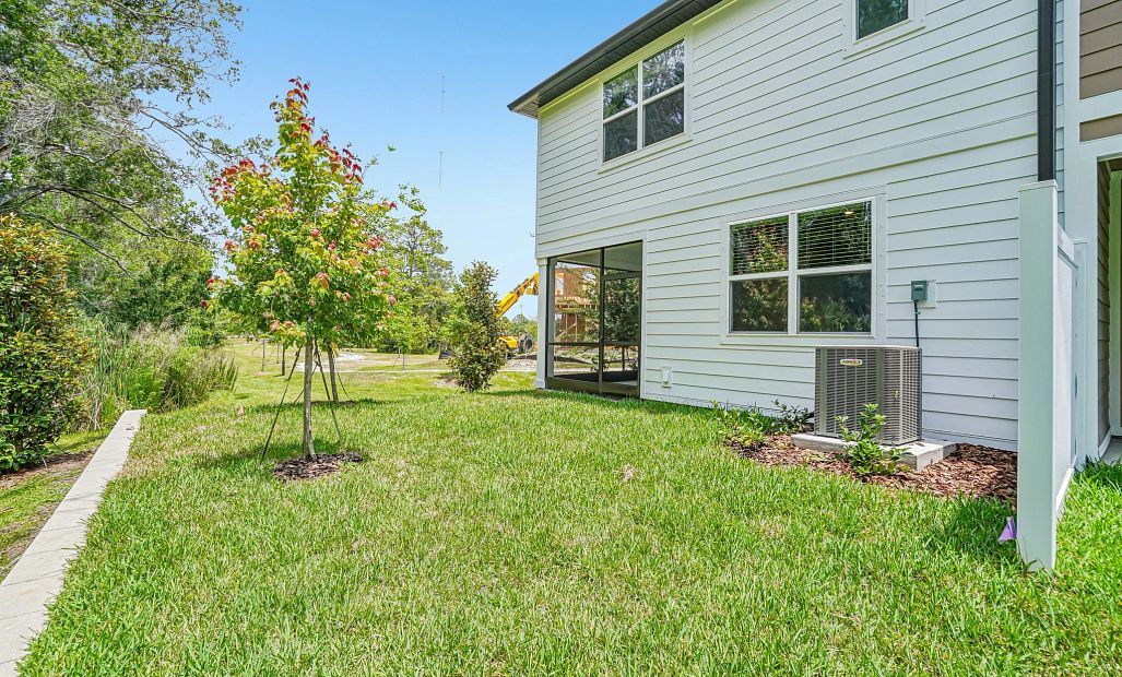 This corner unit provides great backyard and side yard space