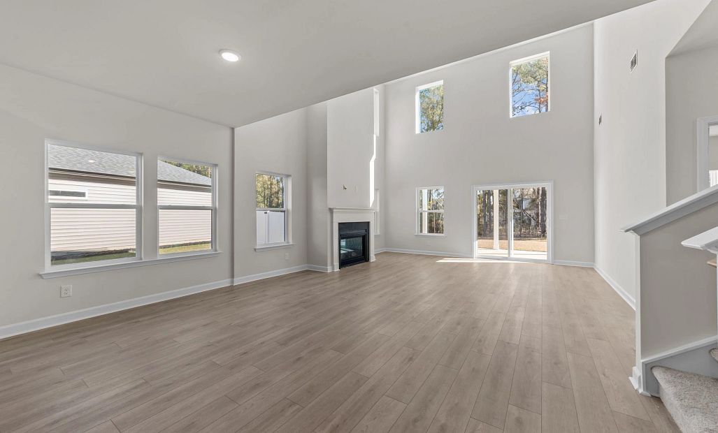 Similar Harrison floorplan. Photos are representative.