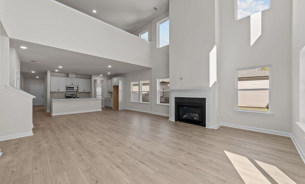 Similar Harrison floorplan. Photos are representative.