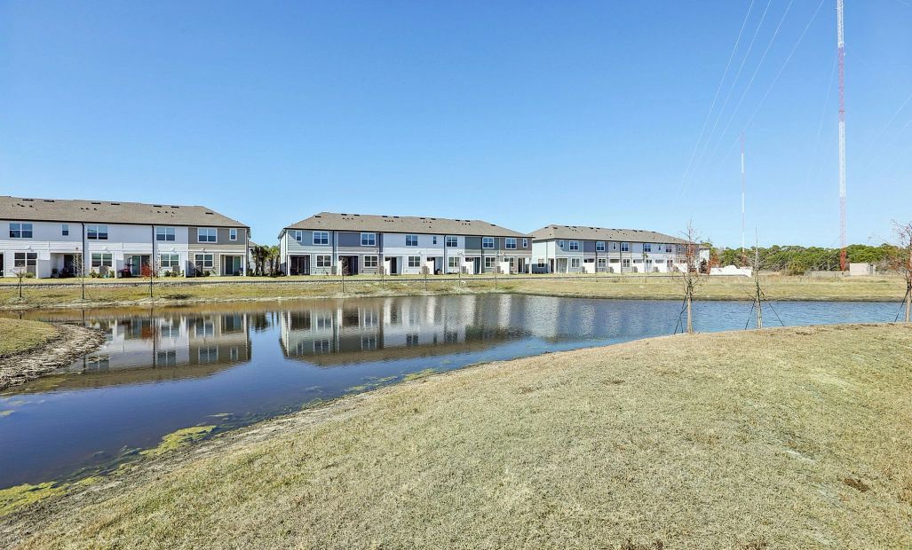 Beautiful community pond