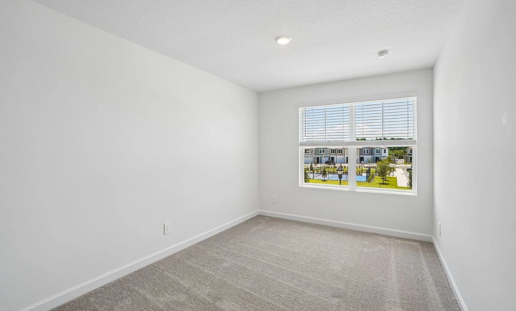 Bedroom 3 with a double window for natural light  - representative images