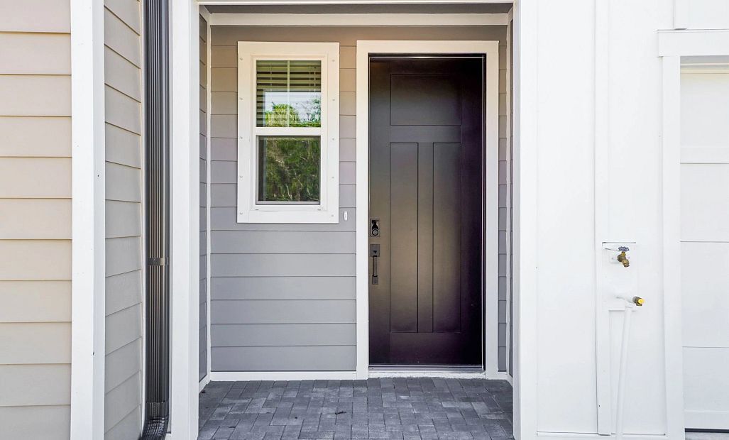 Covered front porch