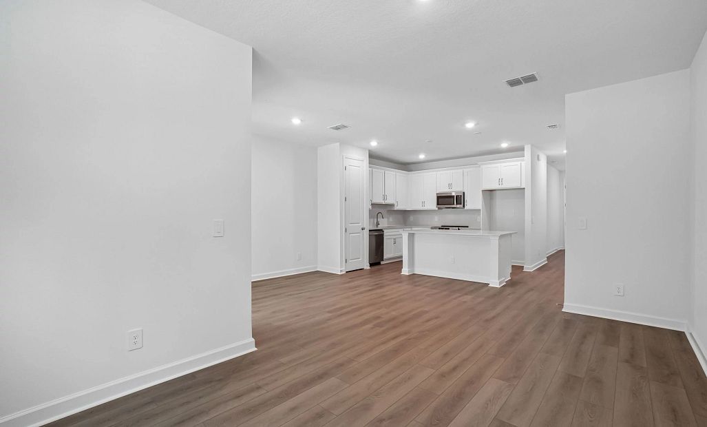 Open concept living spaces makes this the perfect layout for entertaining