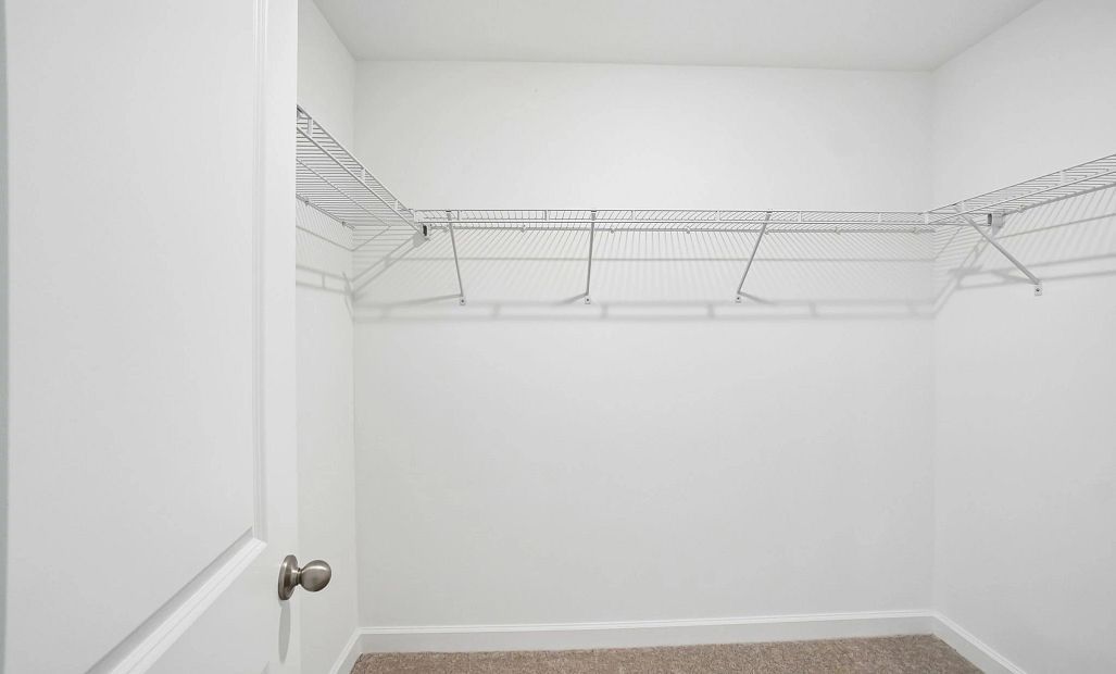 Large walk-in closet off the primary bedroom