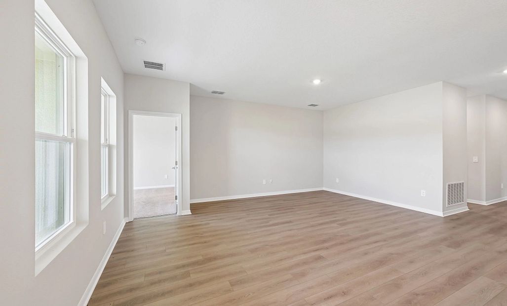 Spacious family room